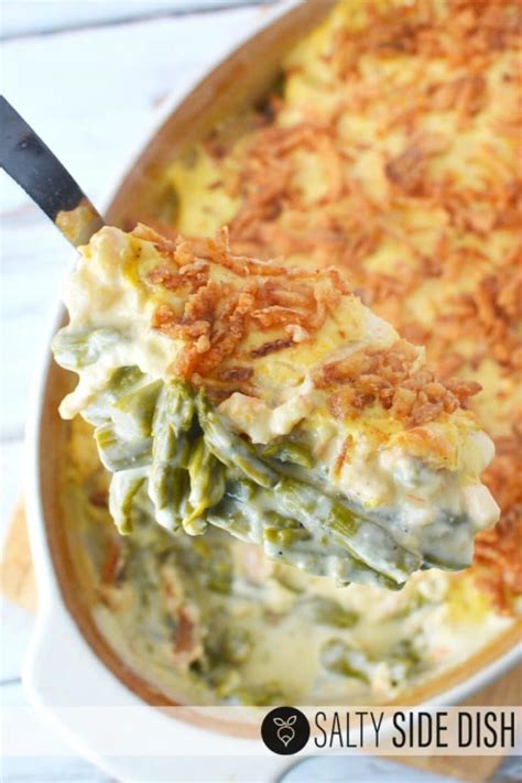 Cheesy Shrimp And Asparagus Casserole With Fried Onion Topping