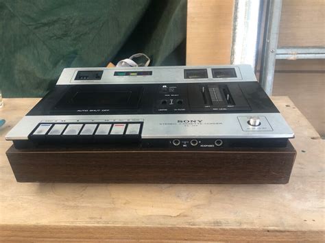 Vintage Sony Stereo Cassette Corder Tc 117 Etsy Uk