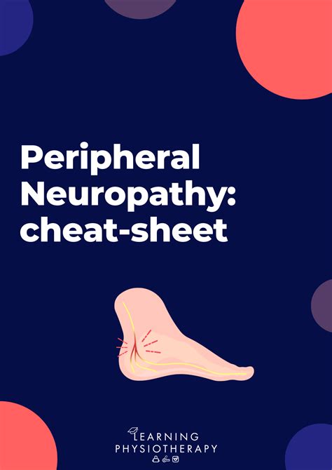Peripheral Neuropathy Cheat Sheet Learning Physiotherapy