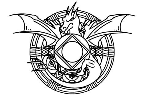 Mandala Dragon SVG Cut file by Creative Fabrica Crafts · Creative Fabrica