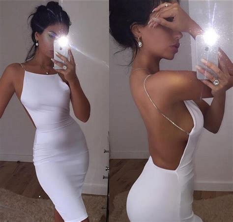 Kim Kardashian White Sexy Dress