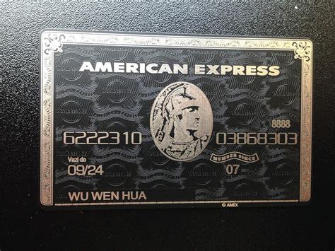 It's is one of the heaviest credit cards you can get, weighing in at 22 grams (compared to the centurion's weight of only 14g). 2018 American Centurion Black Express Card Amex PERFECT ...