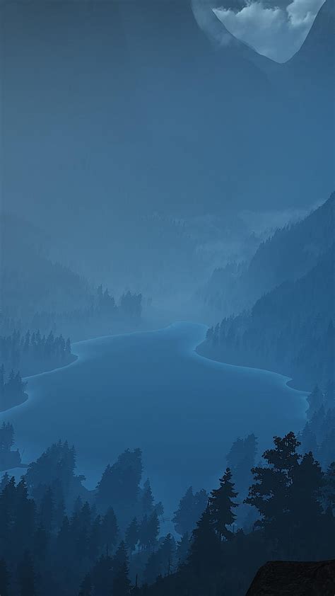 2160x3840 Foggy Lake Minimalism Landscape Sony Xperia Xxzz5 Hd Phone
