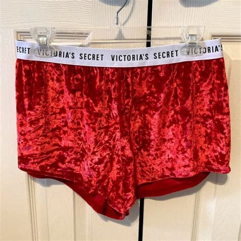 Victoria S Secret Intimates Sleepwear Crushed Red Velvet Sleep