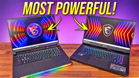 Msis 2 Most Powerful Gaming Laptops In 2023 Youtube