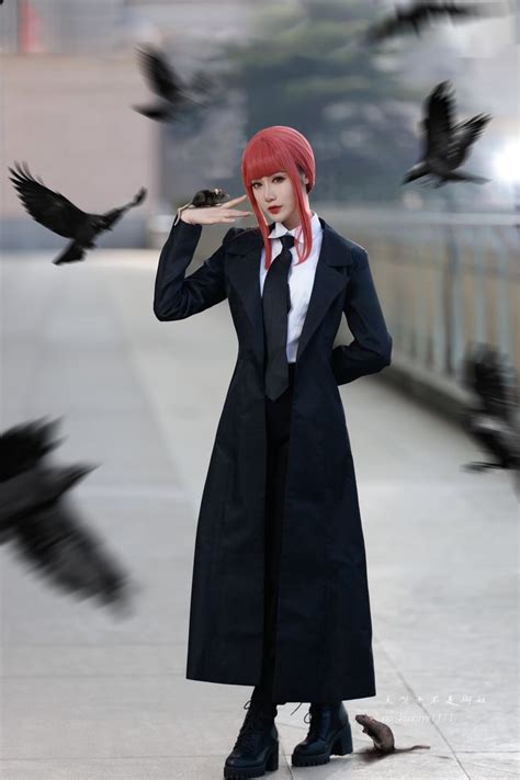 Chainsaw Man Makima Cosplay En Cosplay Costume Cosplay Filles