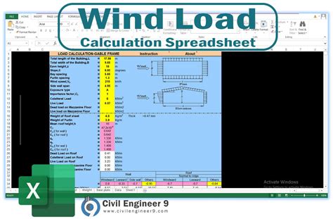 Wind Load Calculation Spreadsheet Free Download