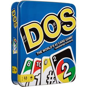 Just like uno®, dos™ is a race to get rid of your cards before your competitors do.the first person to 200 points is the winner! Amazon.com: DOS Card Game Amazon Exclusive: Toys & Games
