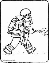 Firefighter Coloring Colouring Electrician Kiddicolour Brigade Fire Getcolorings Printable Boy sketch template