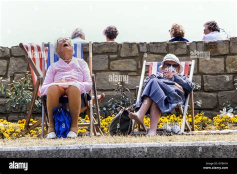 Elderly Women At The Seaside Hi Res Stock Photography And Images Alamy