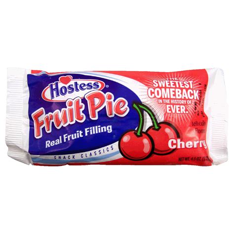 Hostess Cherry Fruit Pie Real Fruit Filling 45oz Pie Pastry