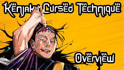 Kenjaku Cursed Technique Overview Project Baki Youtube