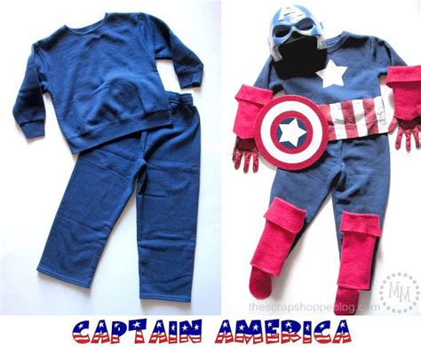 In order to make your captain america costume legit, you cannot skip the shield. The Scrap Shoppe: DIY Captain America & Thor Costumes | Captain america costume diy, Captain ...