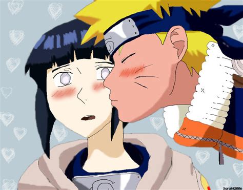 Naruto X Hinata Blushing Kiss By Brokendaydream On Deviantart