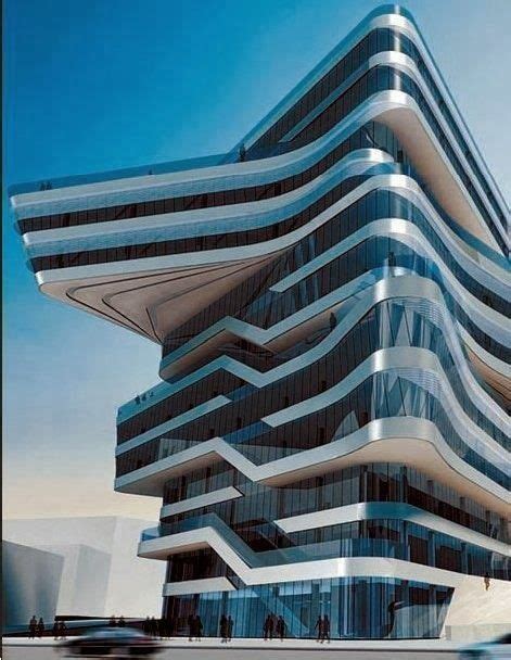 Spiral Tower By Zaha Hadid In Barcelona Edifícios Modernos Arquitetura