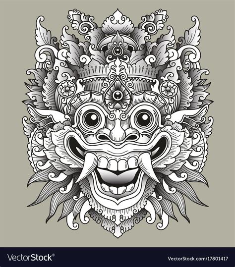 Balinese Barong Traditional Mask Download A Free Preview Or High