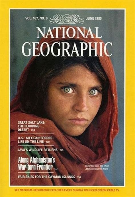 The Most Famous Eyes National Geographic Cover Afghan Girl