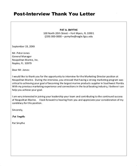 Free 6 Sample Thank You Letter Templates In Ms Word Pdf