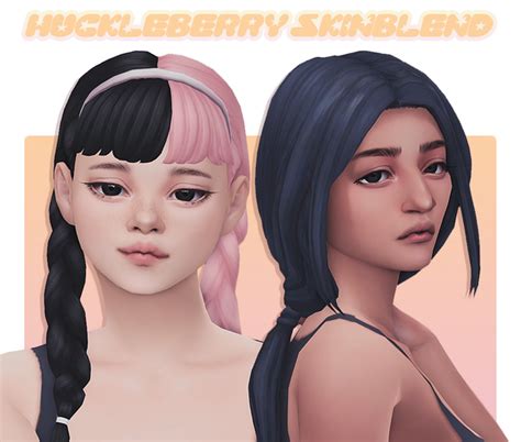 Huckleberry Skinblend Sims 4 The Sims 4 Skin Sims