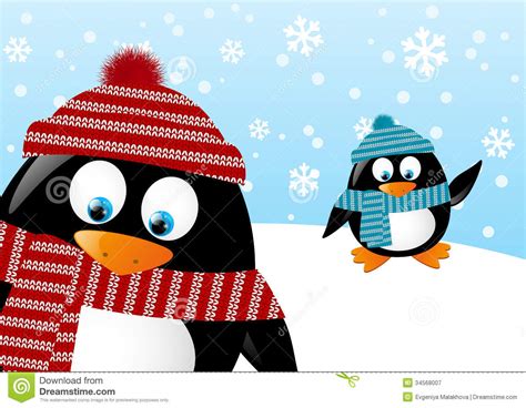 Cute Penguins Royalty Free Stock Photography Image 34568007