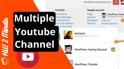 How To Create Multiple YouTube Channels Under One Account YouTube
