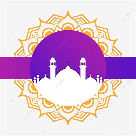 Gambar Dekorasi Berwarna Warni Latar Belakang Mandala Islam Untuk