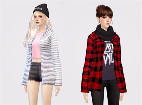 Sims 4 Ccs The Best Hooded Jacket Accessory By Jsboutique