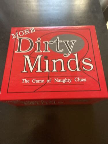 More Dirty Minds Board Game “the Game Of Naughty Clues” Used But