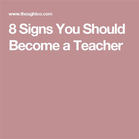 8 Signs You Were Meant To Be A Teacher Becoming A Teacher Teacher