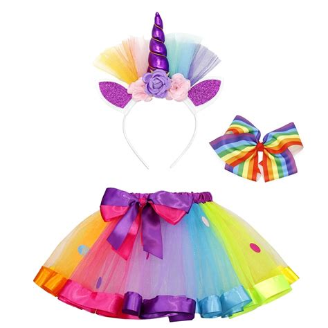 Amzbarley Unicorn Dresses For Little Girls Costume Rainbow Unicorns