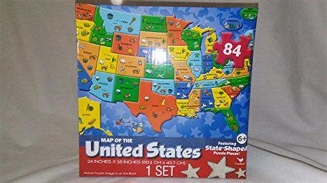 Unmarked Map Of The United States Puzzle 84 Piece Puzzle Map Of The U