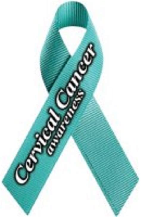 Cervical Cancer Ribbon Clip Art