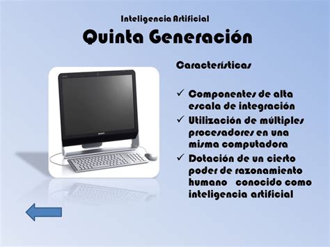 Quinta Generacion De Las Computadoras