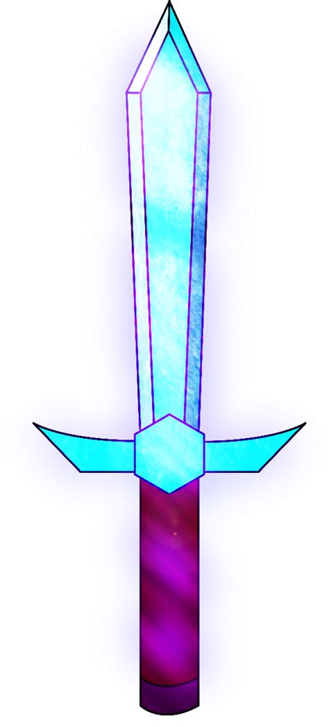 Diamond Sword Enchanted Transparent Png Minecraft Free For Personal
