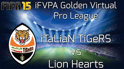 Ifvpa Golden Virtual Pro League 1° Giornata Italian Tigers Vs