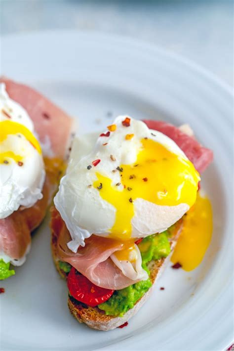 Just add sourdough toast, vegemite, freshly squeezed oj, and single origin coffee, and you're set! Avocado Prosciutto Egg Toast Recipe | We are not Martha