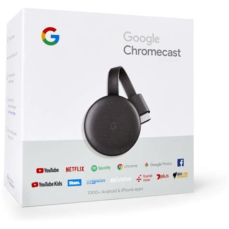 Setting up and getting started with the device is easy. Google Chromecast Ultra HD Digital Media Video Stream ...