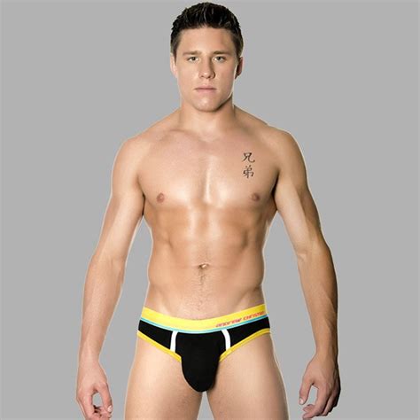New Arrival Sexy Men Briefs Open Jockstrapandrew Christian Young Gay
