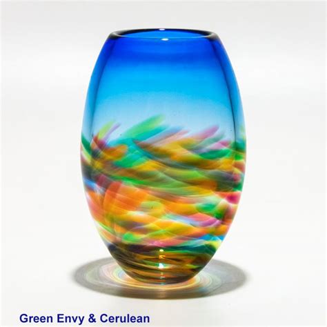 Modern Vases Vortex Of Lights By Michael Trimpol Boha Glass