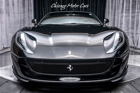 2019 Ferrari 812 Superfast Coupe Matte Black Forged Racing Wheels Only