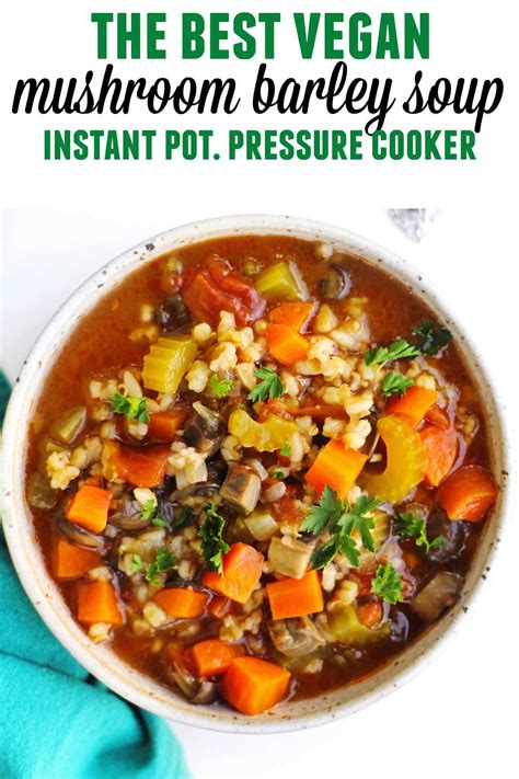 Instant Pot vegetable soup with barley | Recipe | Pressure cooker vegetable soup, Vegetable ...