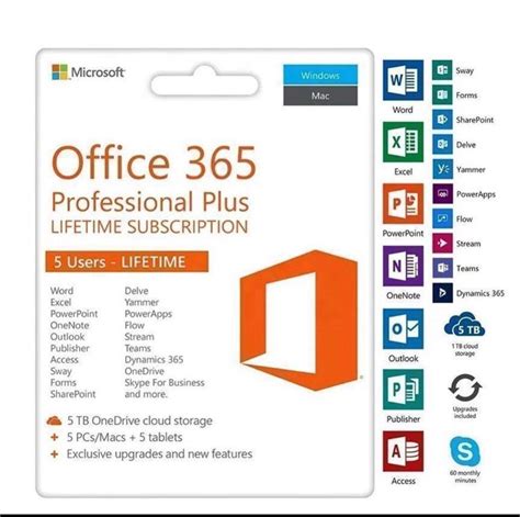 Office Professional Plus Tb Onedrive For Pc Microsoft E