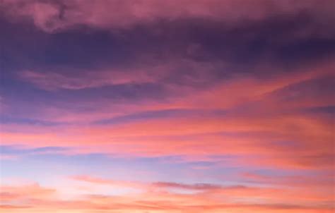 Wallpaper The Sky Clouds Sunset Background Pink Colorful Sky