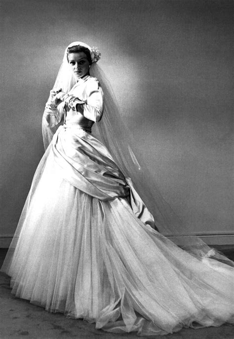 1949 Christian Dior Wedding Gown Wedding Dresses Vintage Princess