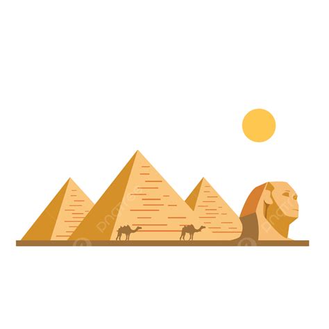Ancient Egyptian Pyramid Clipart Png Images Hand Painted Egyptian Pyramids On The One Hand