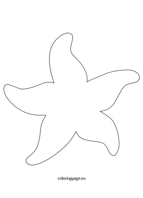 Starfish Pattern Printable Applique Patterns Pattern Ocean Crafts