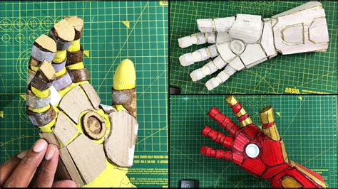 The files are on a scale 1: How To Make Cardboard IRON MAN Hand Mark 85 Avengers4 ...