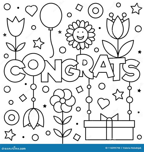Coloring Page Vector Illustration Stock Vector Illustration Of