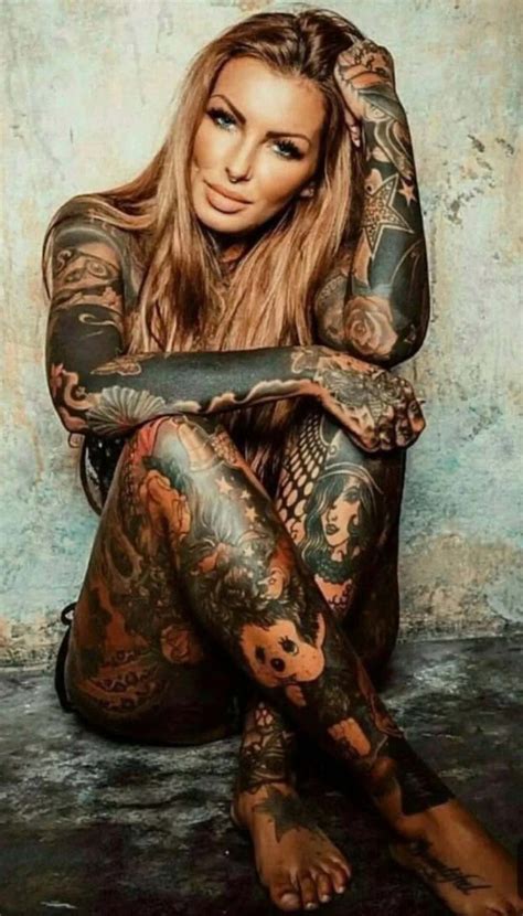Gorgeous Girls Models With Tattoos Girl Tattoos Tattoed Girls