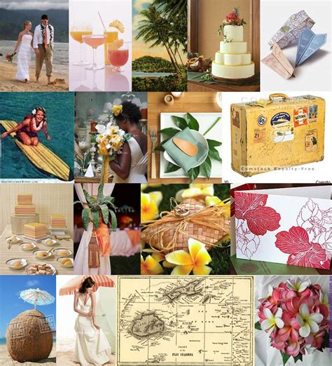 Hawaii Inspiration Board By Snippet And Ink Tropical Wedding